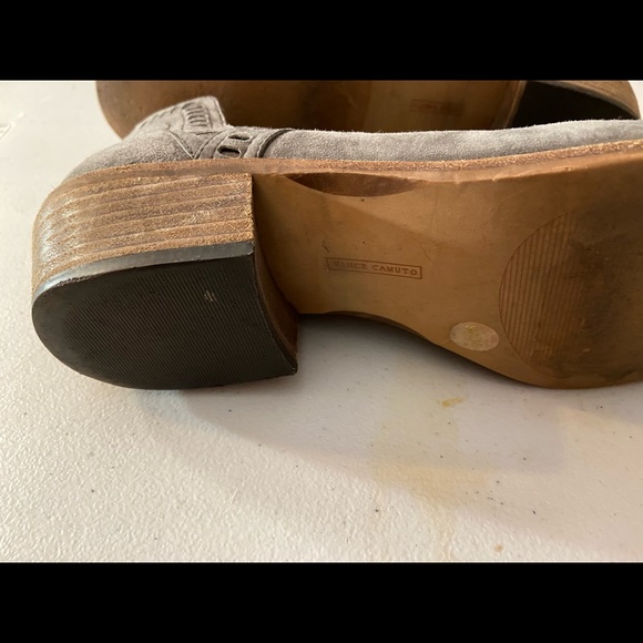 Vince Camuto Gray Suede Ankle Boots - Picture 3 of 6